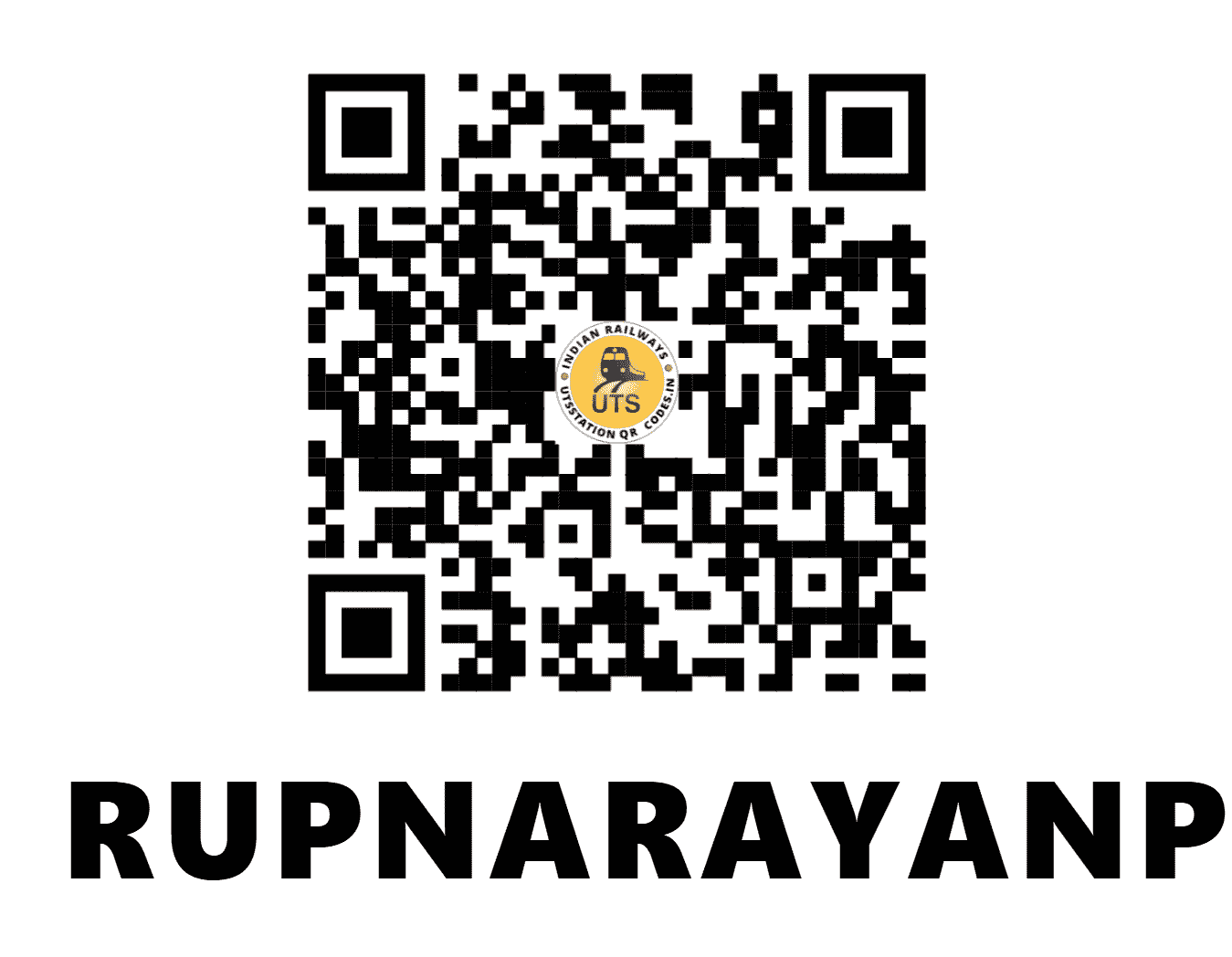 UTS QR Code for RUPNARAYANPUR - RNPR - ER (WEST BENGAL)